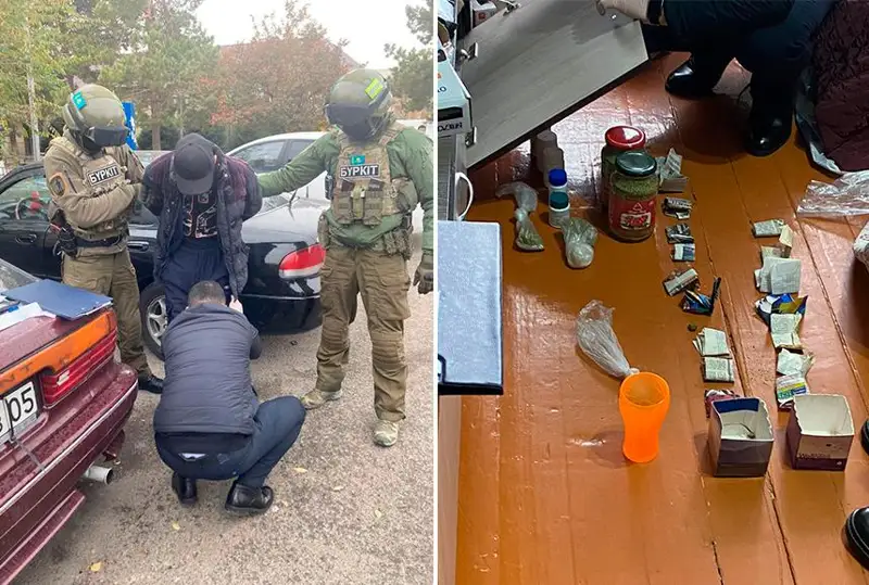 Jetisý oblysynda esirtki satýshy marıhýana saýdalap turǵan jerinen ustaldy