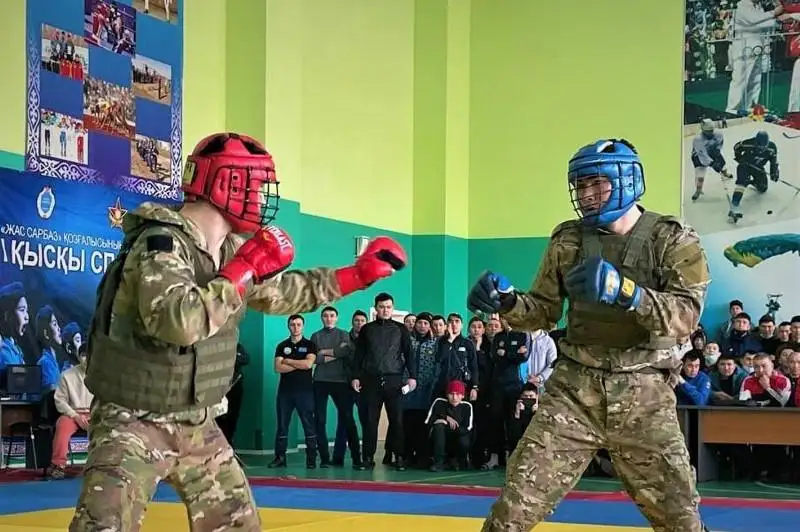 Десантники стали сильнейшими в армейском рукопашном бое на Спартакиаде ВС РК