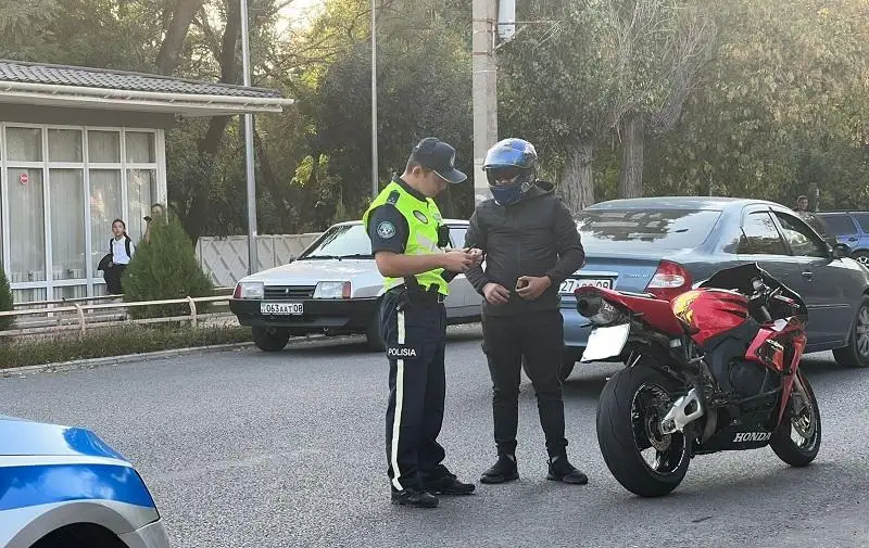 Ночных гонщиков на мотоциклах выявляют жамбылские полицейские