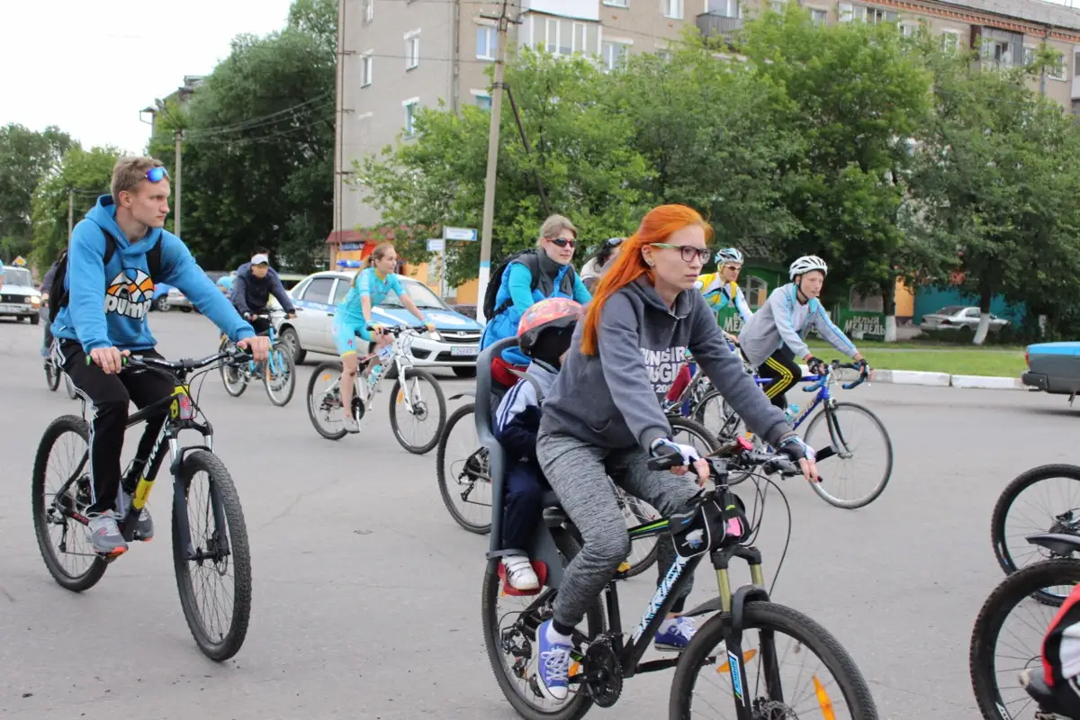 Александр Винокуровтың әкесі Петропавлда өткен велосипед жарысына қатысты