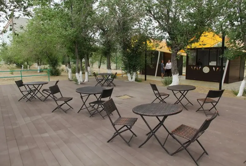 Пляжный сезон открыли в Байконуре