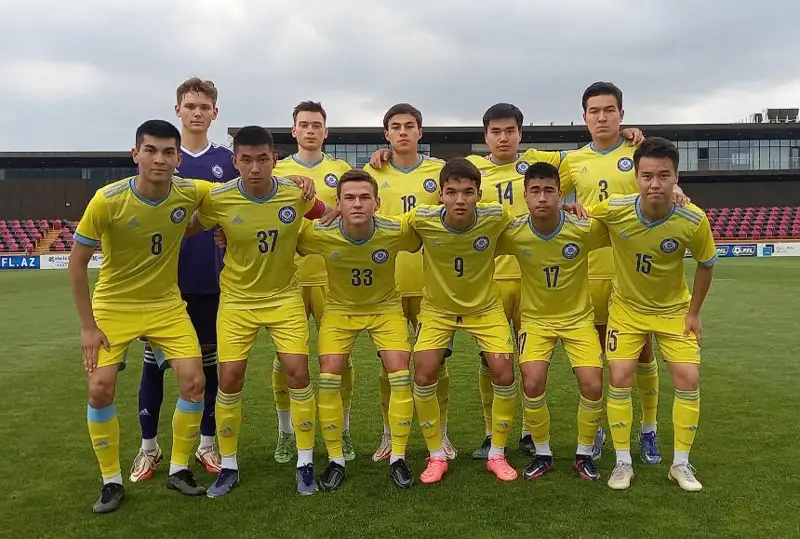 Юношеская футбольная сборная Казахстана в матче с Азербайджаном сыграла вничью