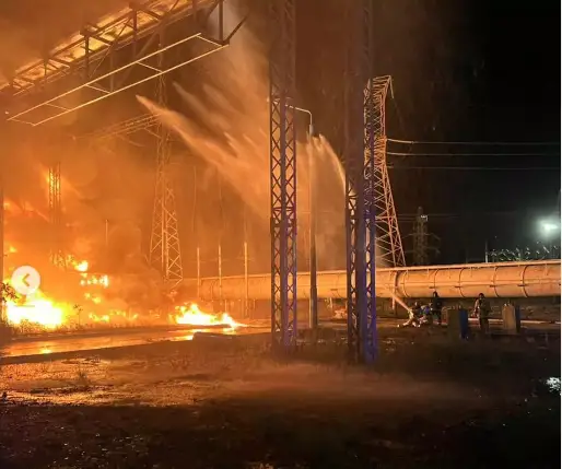 Пожар тушат на МАЭК-Казатомпром в Актау