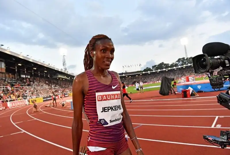 Казахстанка Дэйзи Джепкемей выиграла этап «Бриллиантовой лиги» по легкой атлетике