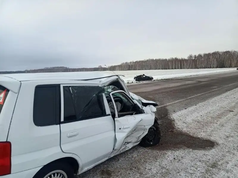 Два водителя после столкновения на трассе Петропавловск-Астана доставлены в больницу