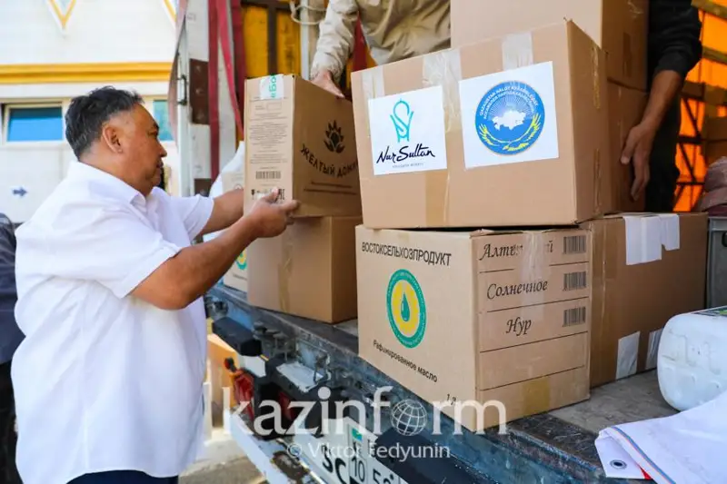 40 тонн гуманитарной помощи отправила Ассамблея народа Казахстана костанайцам