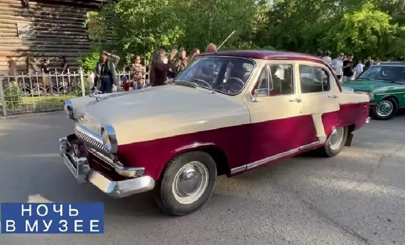 Ночь в музее - парад ретроавтомобилей прошел в Семее