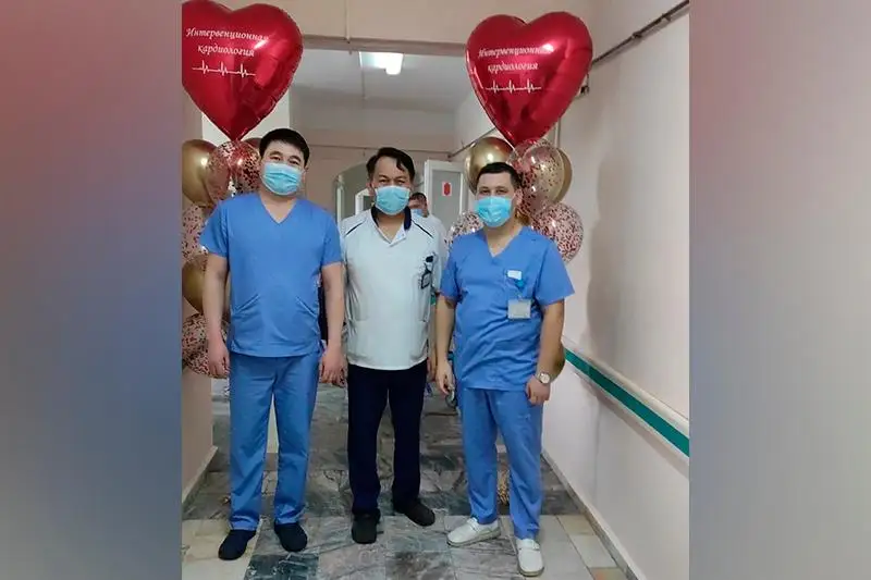 Отделение интервенционной кардиологии открыли в Центральной клинической больнице Алматы