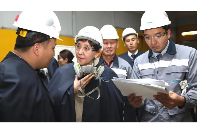 О чем говорила  Тамара Дуйсенова на встрече с работниками Жезказганского медеплавильного завода