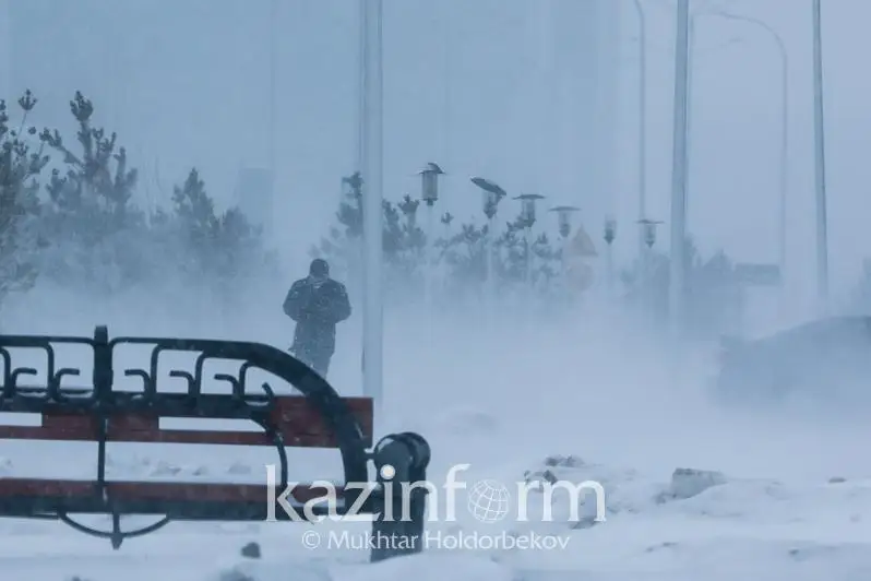 جەكسەنبىدە ەل اۋماعىندا جەل كۇشەيىپ، قاتتى بوران سوعادى