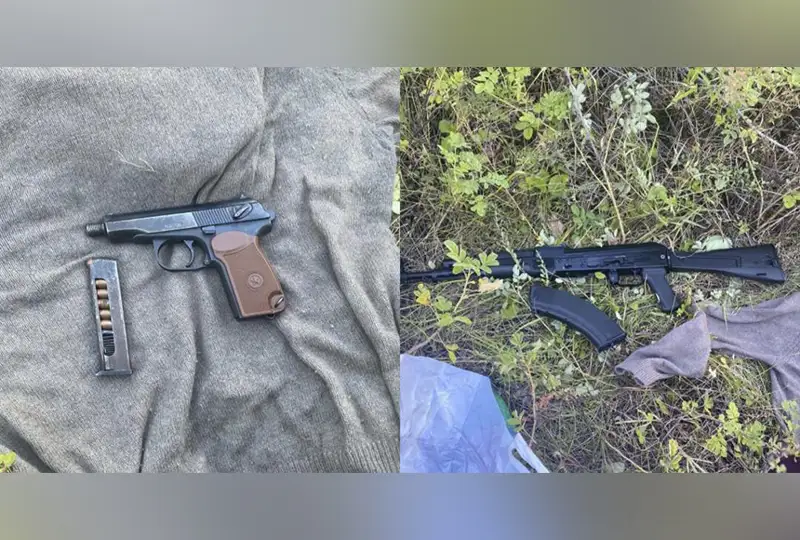 Схрон огнестрельного оружия нашли в Нур-Султане