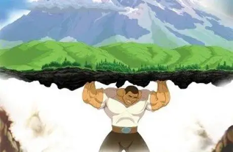 اۋىر كوتەرگەن الىپتار- فوتو