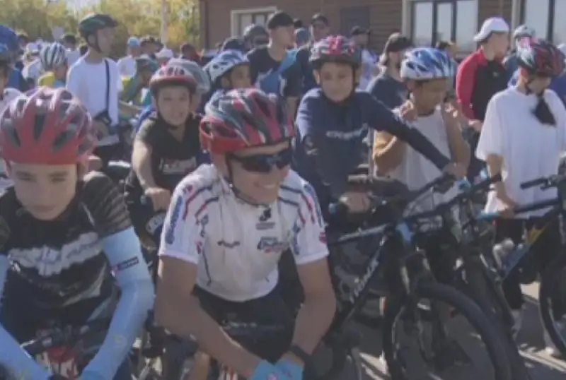 Посвященный Дню Конституции массовый велопробег прошел в Нур-Султане