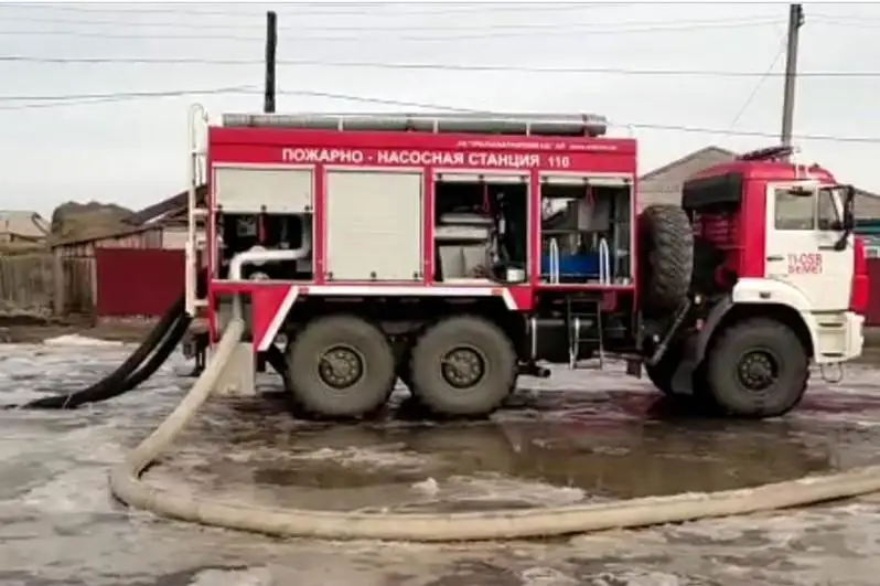 Проведены работы по откачке воды в Бескарагайском районе ВКО