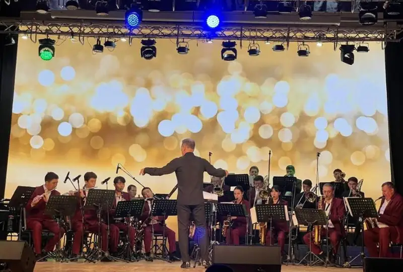 Эстрадно-духовой оркестр отметил 40-летний юбилей в Кокшетау