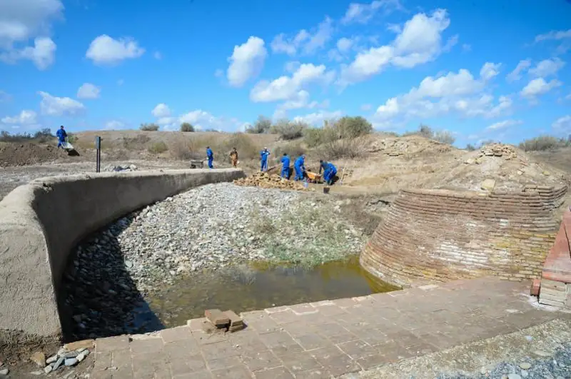 سىعاناقتى زەرتتەۋگە وزبەك ارحەولوگتارى دا قىزىعۋشىلىق تانىتتى