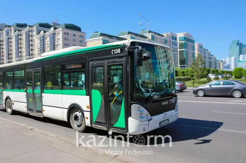 Елордада тағы бір автобустың бағдары өзгерді