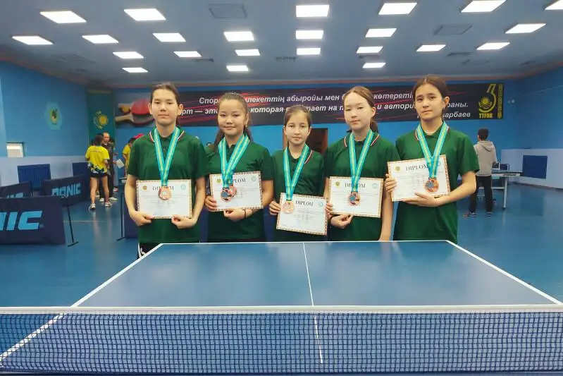 В тройку лучших по республике впервые вошли мангистауские теннисистки