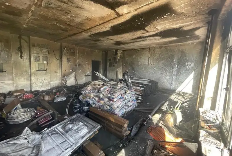 Пожар произошел в школе Экибастуза