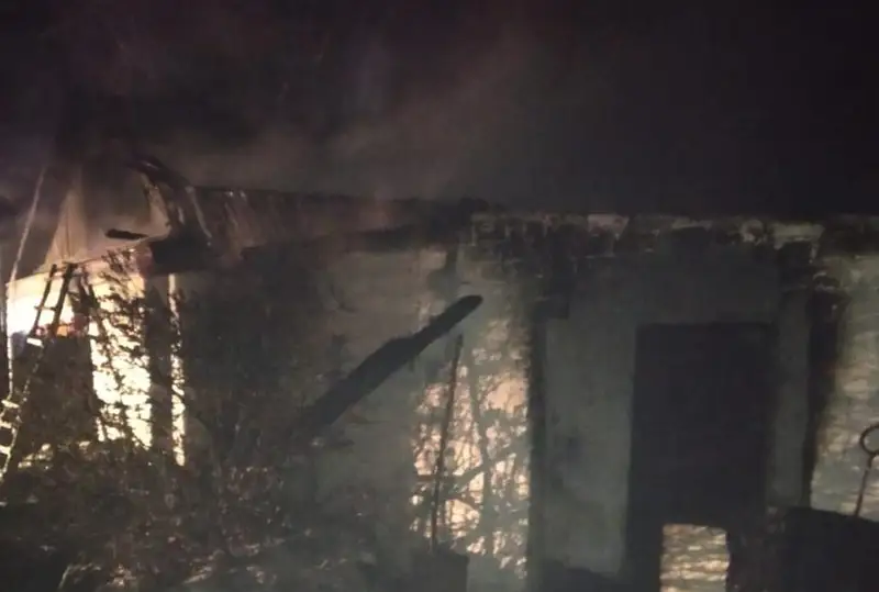 Тела мужчины и ребенка найдены при пожаре в Павлодарской области