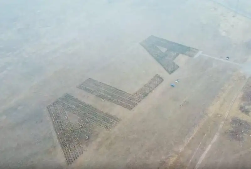 Сад в форме кода ALA появится в Алматы