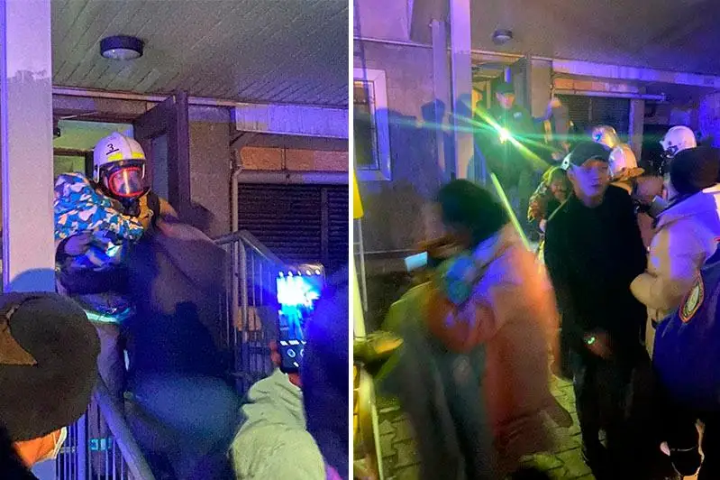 الماتىدا كوپ قاباتتى ۇيدەگى الاپات ورتتەن 200 گە جۋىق تۇرعىن ەۆاكۋاتسيالاندى