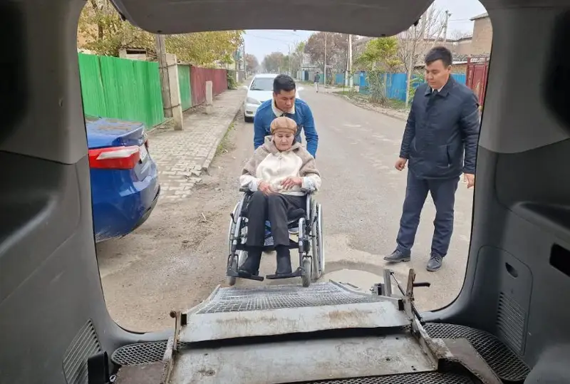 Түркістан облысында мүмкіндігі шектеулі жандар сайлауға белсенді қатысуда