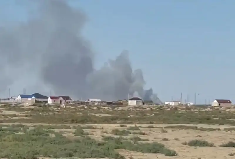 Причину пожара в пригороде назвали в Атырау