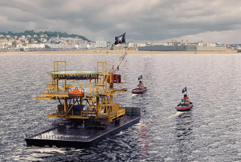 Арт-инсталляцией станет морская нефтяная платформа в Великобритании