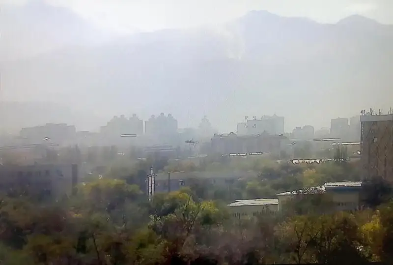 Сухостой горит на Кок-Жайлау