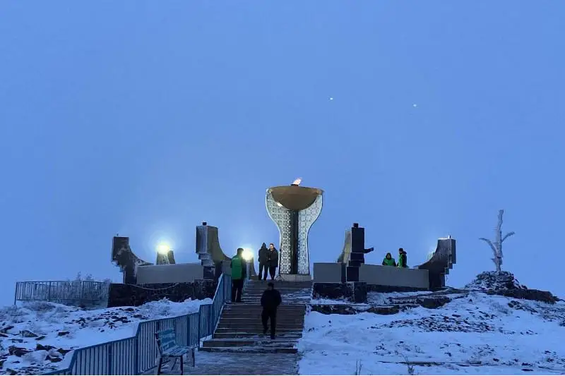 Огонь единства зажгли на горе Отпан в Мангистау