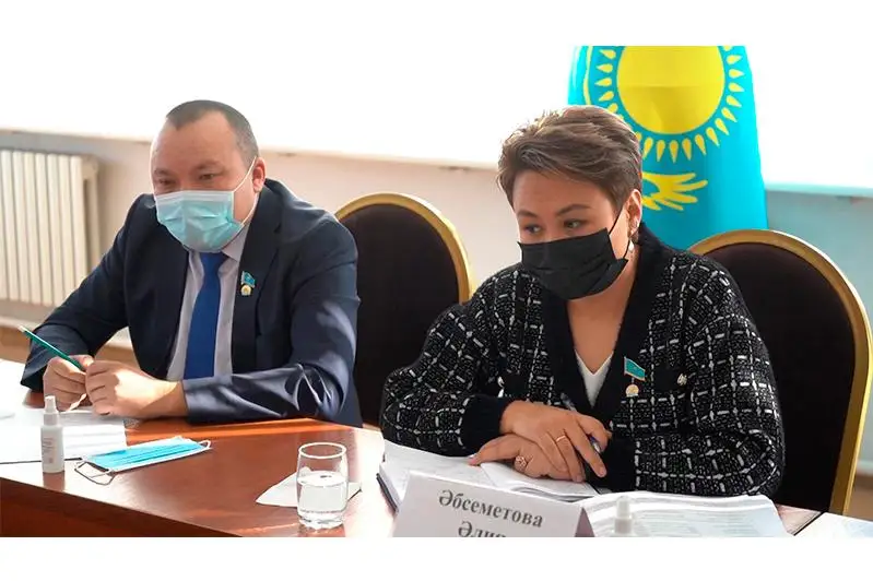 Bir top Májilis depýtaty Almaty oblysyn aralap, halyqpen kezdesýde