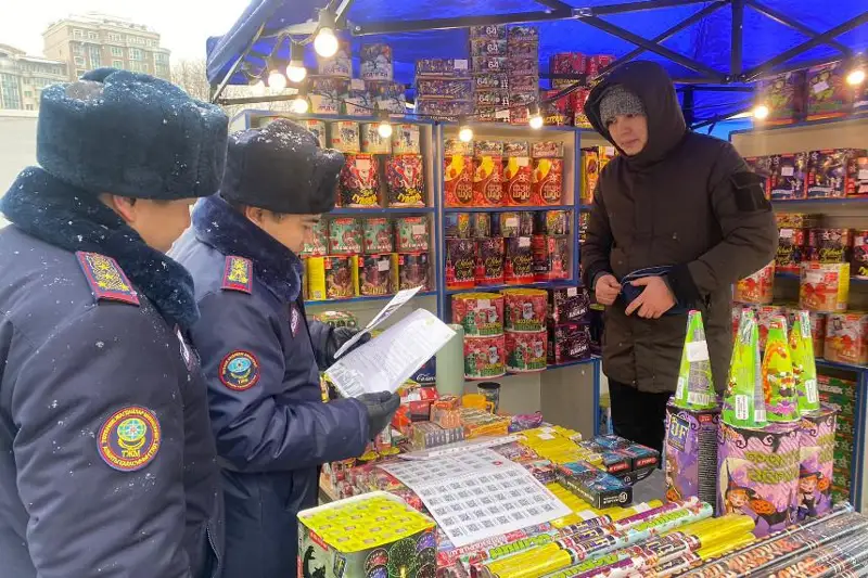 Свыше 200 кг небезопасной пиротехники изъяли за два дня в Алматы