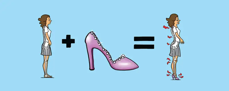 بيىك وكشەلى اياق كيىمنىڭ زيانى