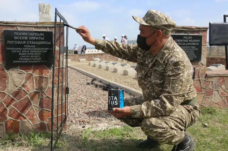 Места захоронения польских солдат привели в порядок в Жамбылской области