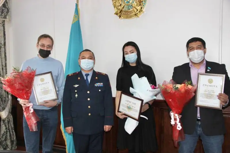 Активных участников проекта «Журналист в погонах» наградили в Актобе