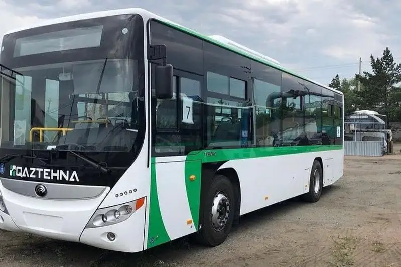 47 новых автобусов прибыли в Петропавловск
