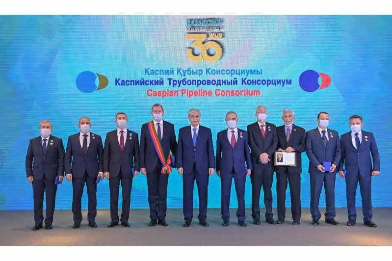 Касым-Жомарт Токаев наградил лучших работников Каспийского Трубопроводного консорциума