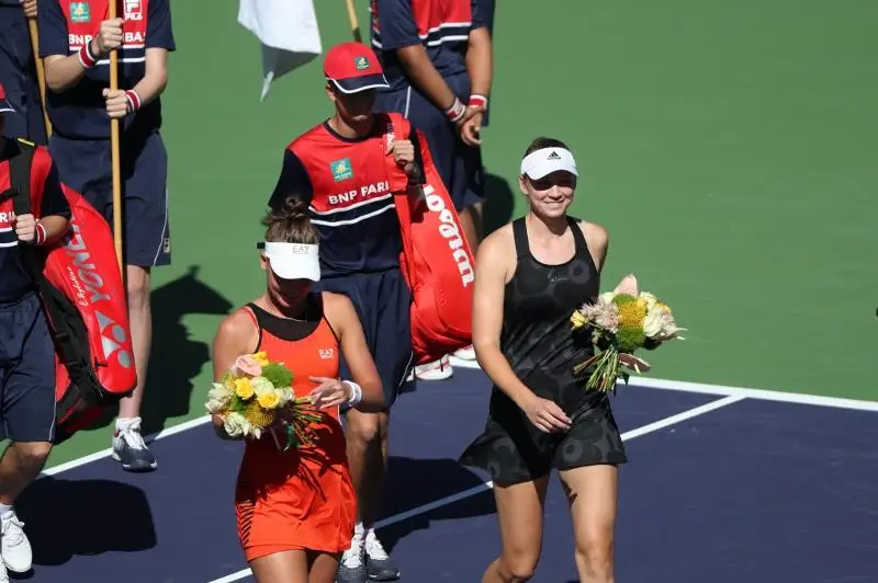 Елена Рыбакина остановилась в шаге от завоевания титула в парном разряде турнира в Индиан-Уэллсе