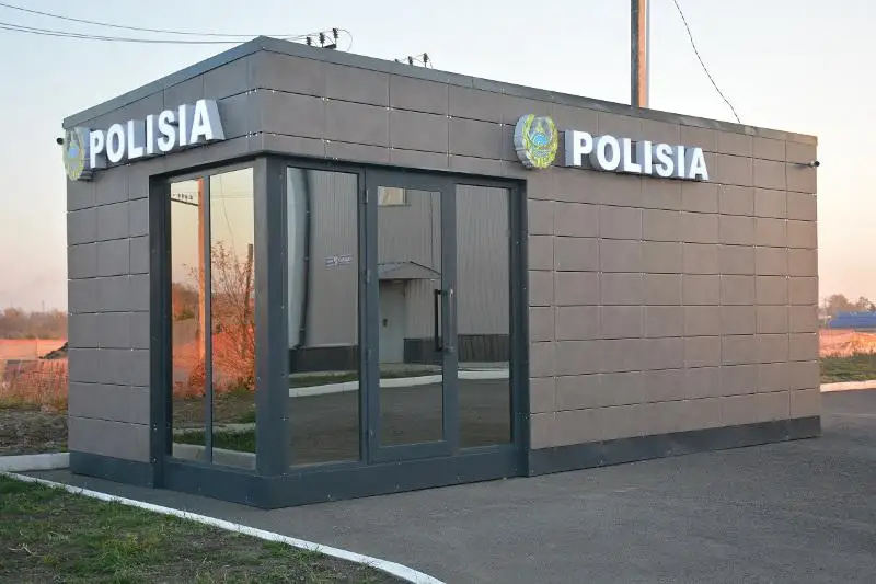 Модульный пункт полиции впервые открыли в селе СКО