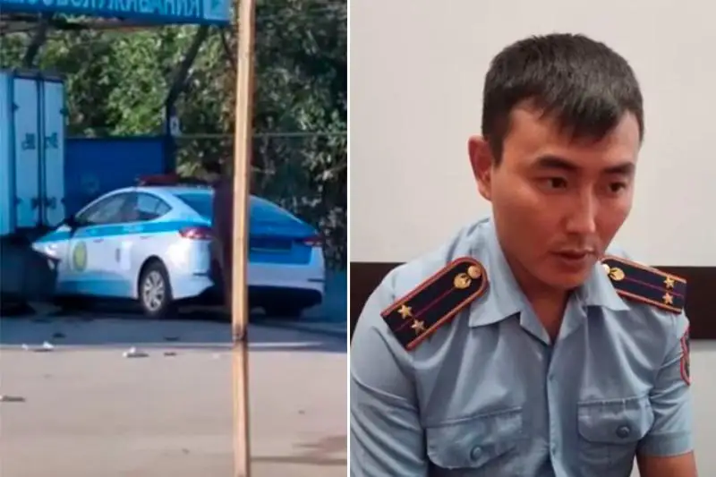 Полицейский, насмерть сбивший женщину в Алматы, признал свою вину