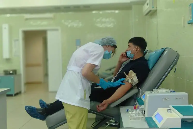 Эстафету донорства приняли костанайские наркоборцы