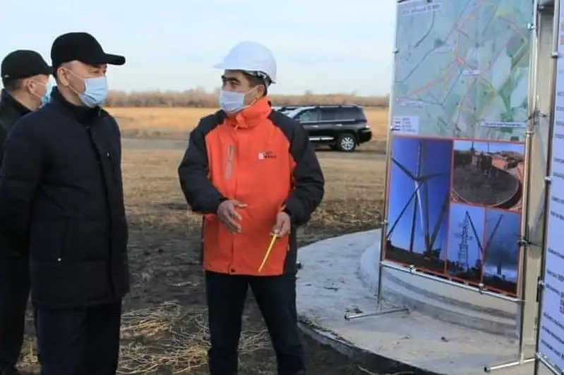 Ветроэлектростанцию стоимостью более 26 миллиардов тенге строят в Костанайской области