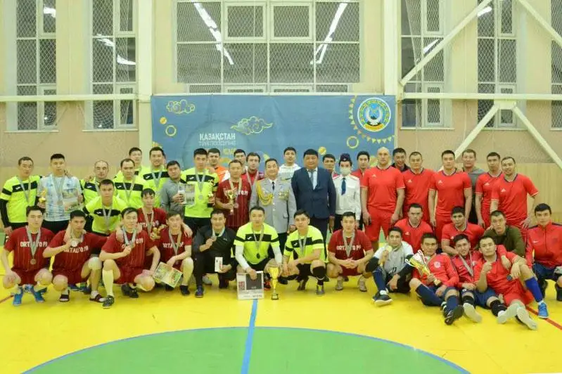 В Караганде прошло первенство по футзалу среди сотрудников правоохранительных органов