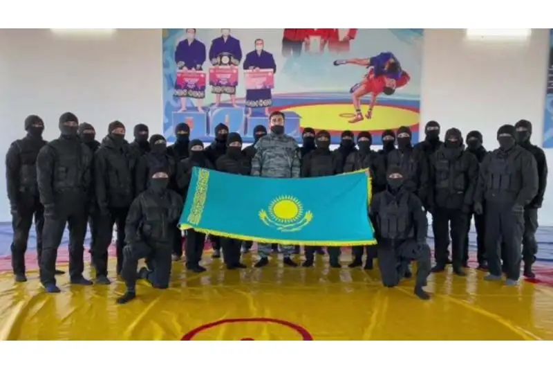 Кызылординские полицейские продолжили эстафету, организованную в честь 30-летия Независимости