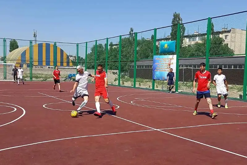 Турнир по футболу прошел в новом парке «Денсаулық» в Таразе