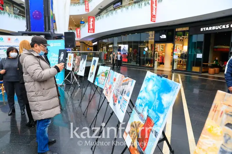 Выставка картин «Турция глазами наших учеников» открылась в турецком культурном центре в Нур-Султане