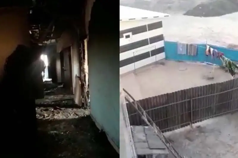 Бойцы СОБР эвакуировали людей из горящей гостиницы