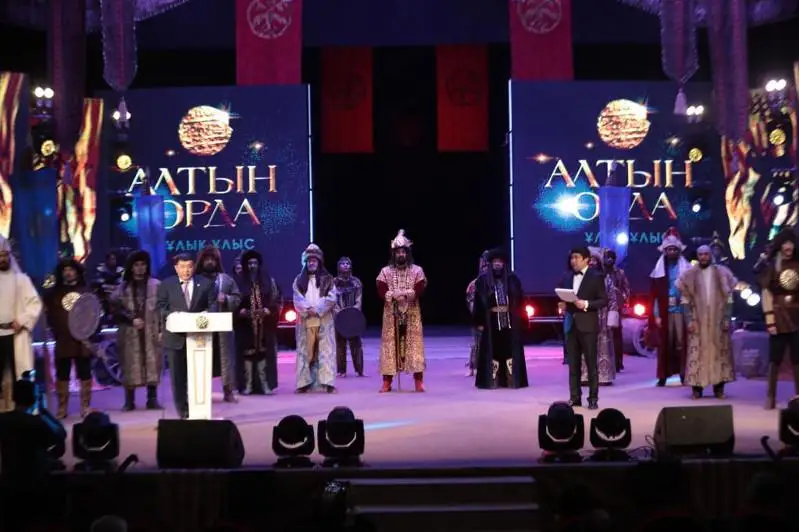 Сценическую постановку «Айбыны асқан Алтын Орда» показали в Атырау