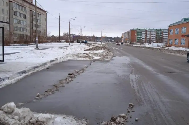 Ливень прошел ночью в Петропавловске